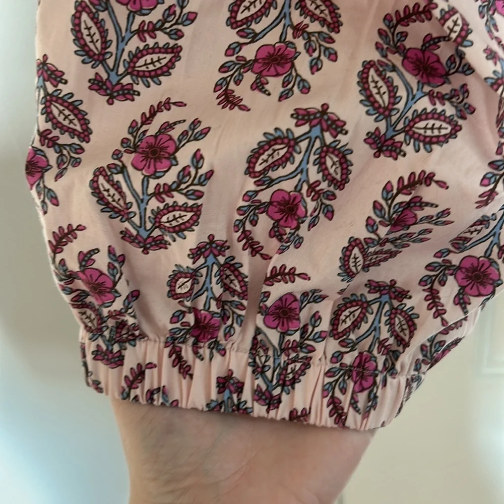 J.Crew Pink Floral Blouse - Picture 4 of 7